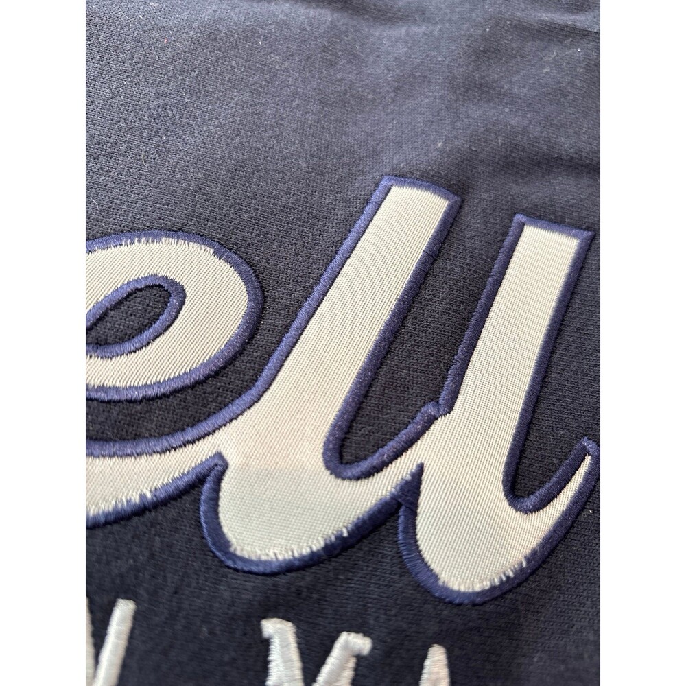 Lasell University Navy Blue Sweatshirt with White Lettering, Size Large - Picture 4 of 4